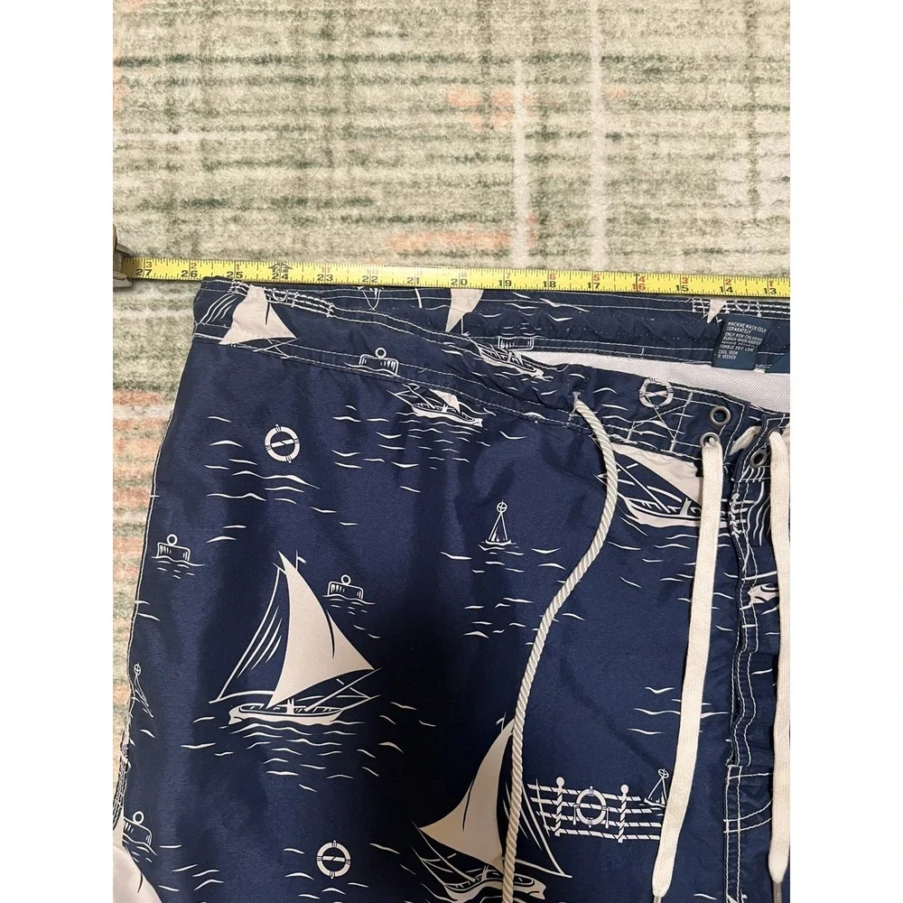 Vtg Polo Ralph Lauren Board Swim Trunks Shorts Nautical Sailing 4XLT